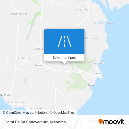 Cami De Sa Bonaventura map