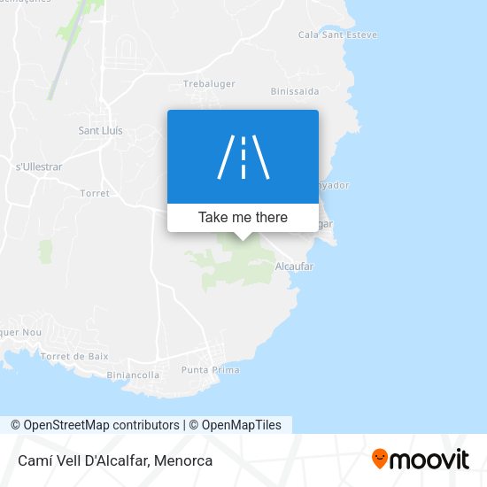 Camí Vell D'Alcalfar map