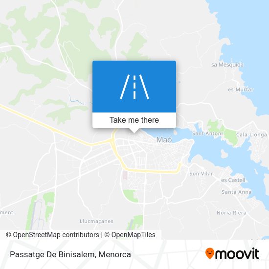 Passatge De Binisalem map