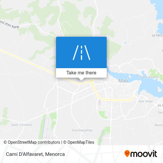 Camí D'Alfavaret map