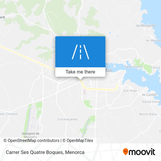 Carrer Ses Quatre Boques map