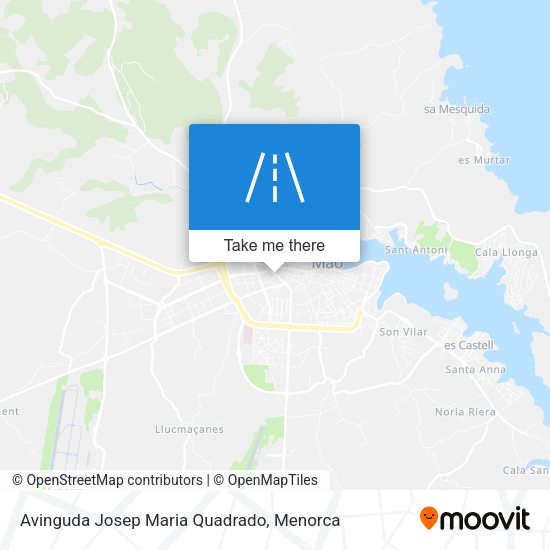 Avinguda Josep Maria Quadrado map