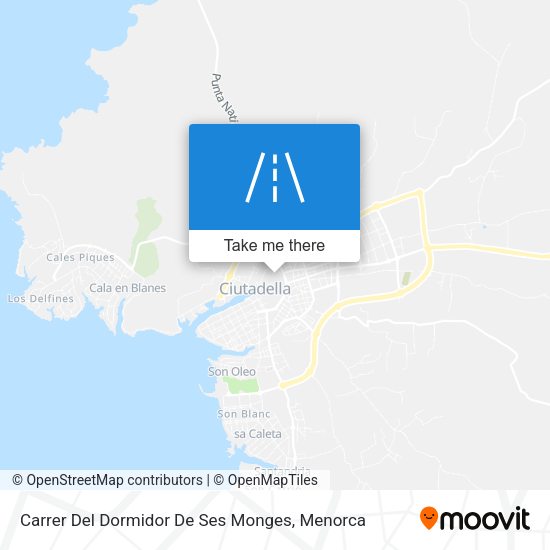 Carrer Del Dormidor De Ses Monges map