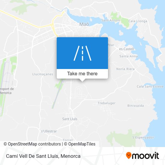 Camí Vell De Sant Lluís map