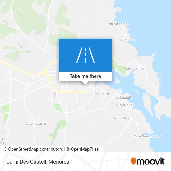 Camí Des Castell map