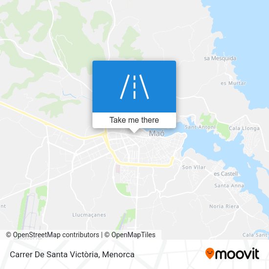 Carrer De Santa Victòria map