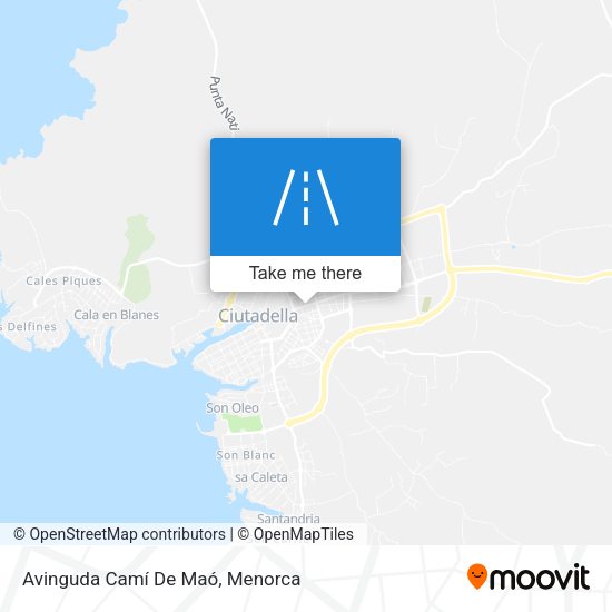 Avinguda Camí De Maó map