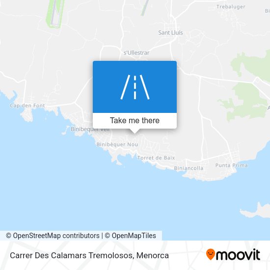 Carrer Des Calamars Tremolosos map