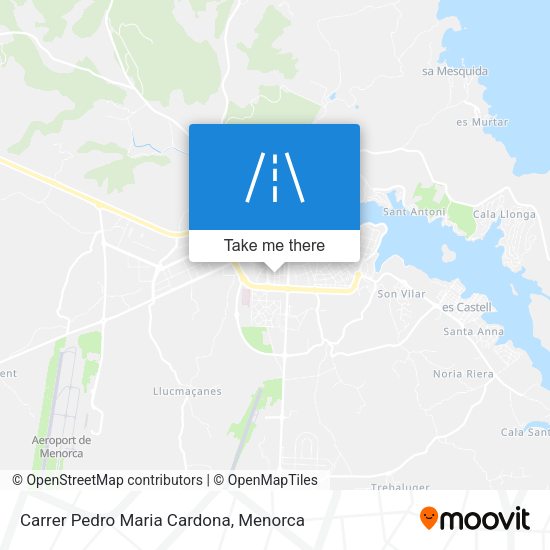 Carrer Pedro Maria Cardona map