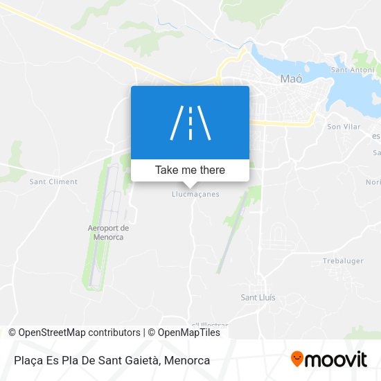 Plaça Es Pla De Sant Gaietà map