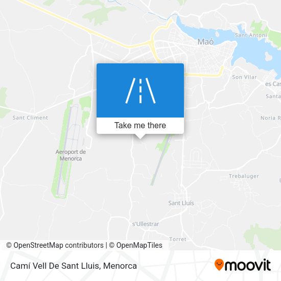 Camí Vell De Sant Lluis map
