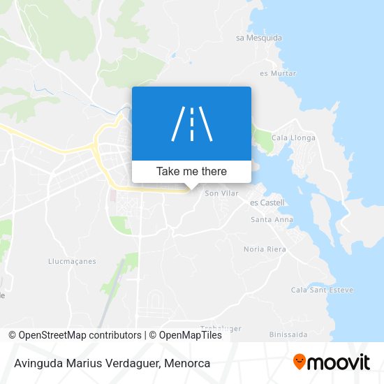 Avinguda Marius Verdaguer map