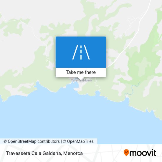 Travessera Cala Galdana map