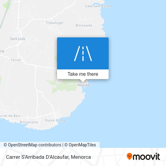 Carrer S'Arribada D'Alcaufar map