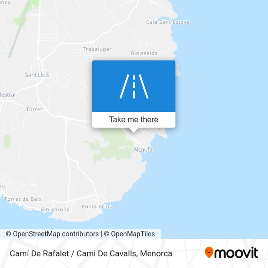 Camí De Rafalet / Cami De Cavalls map