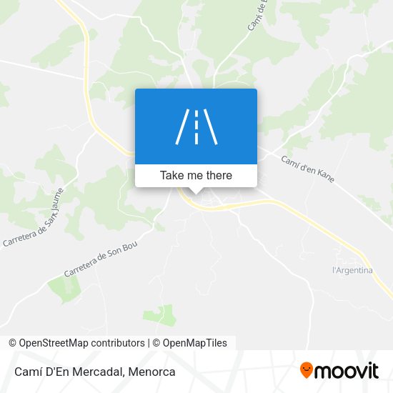 Camí D'En Mercadal map