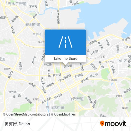 黄河街 map