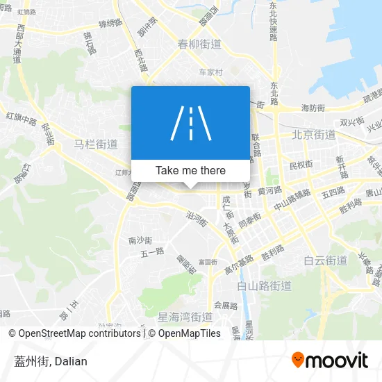 蓋州街 map