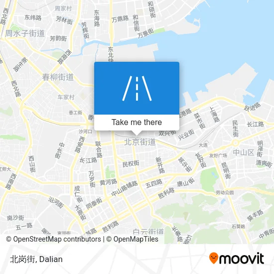 北岗街 map