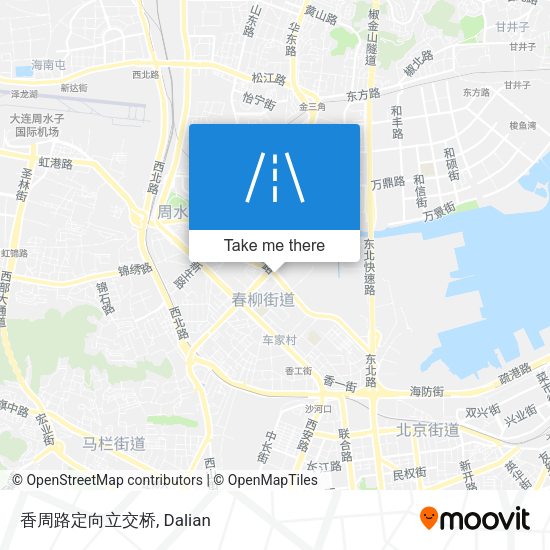 香周路定向立交桥 map