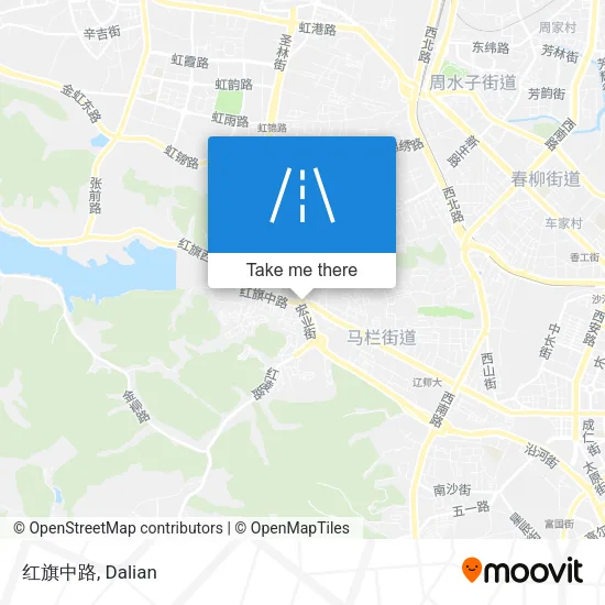 红旗中路 map