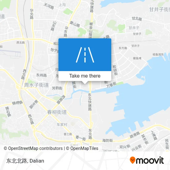 东北北路 map