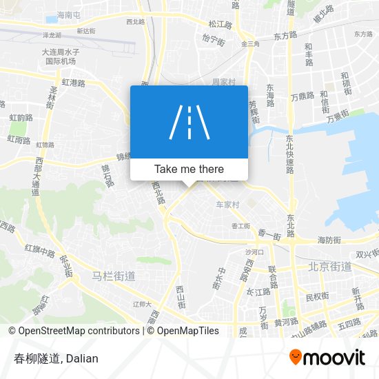 春柳隧道 map