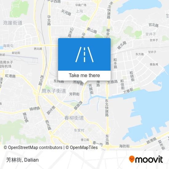 芳林街 map