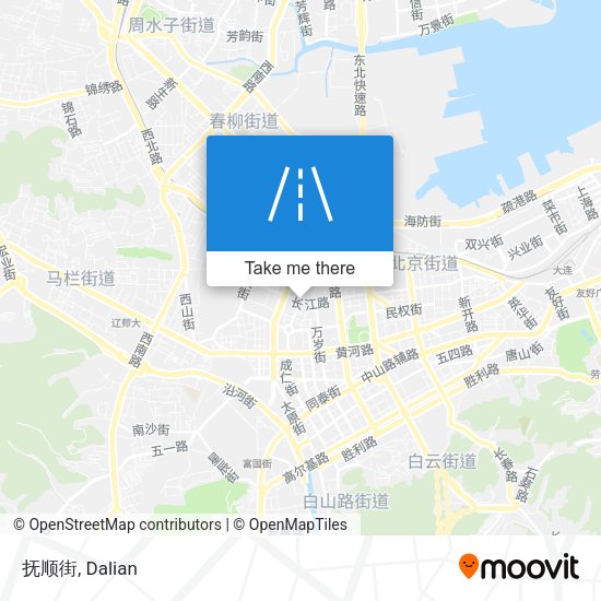 抚顺街 map