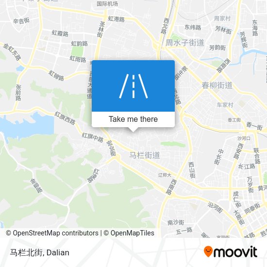 马栏北街 map