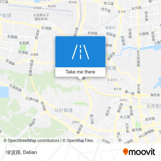 绿波路 map