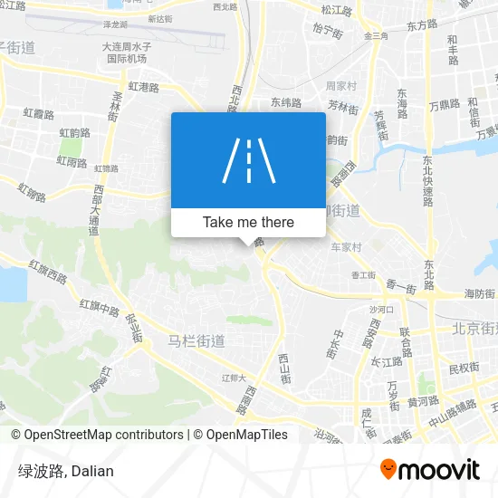 绿波路 map