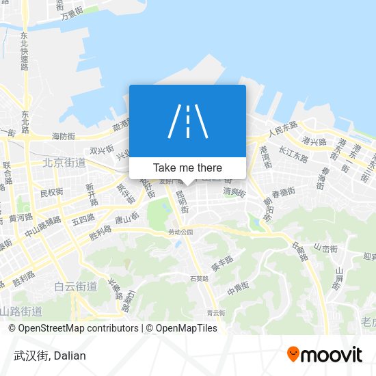 武汉街 map