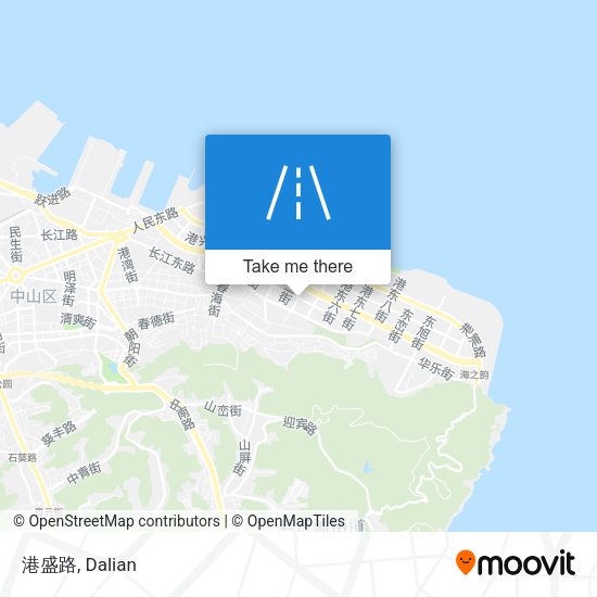 港盛路 map