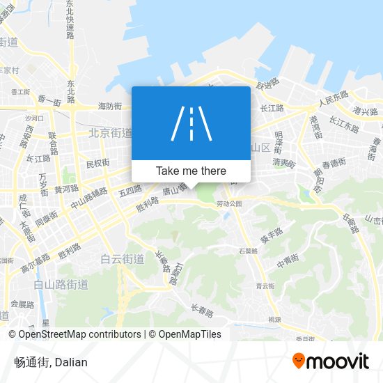 畅通街 map
