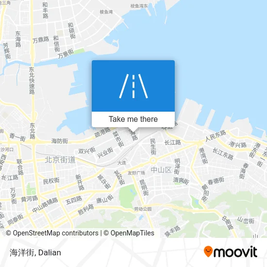海洋街 map