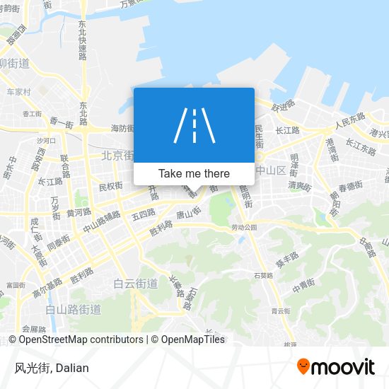 风光街 map