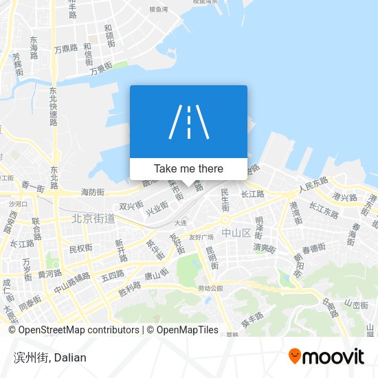 滨州街 map