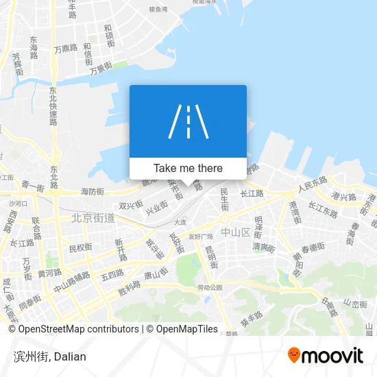 滨州街 map