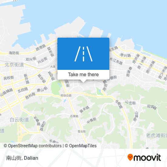 南山街 map
