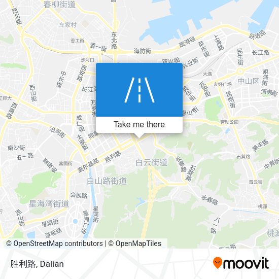 胜利路 map