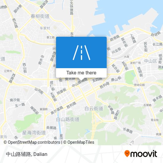 中山路辅路 map