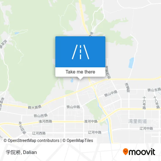 学院桥 map