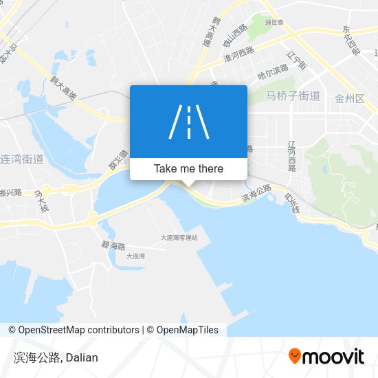 滨海公路 map