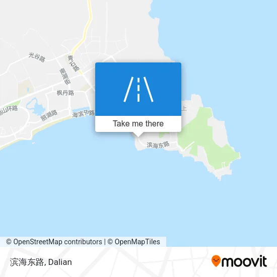 滨海东路 map