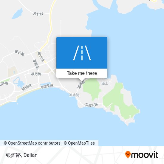 银滩路 map