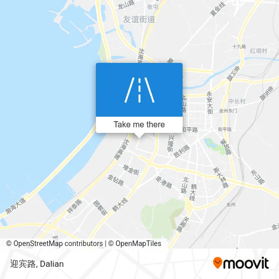 迎宾路 map