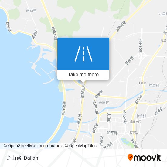 龙山路 map