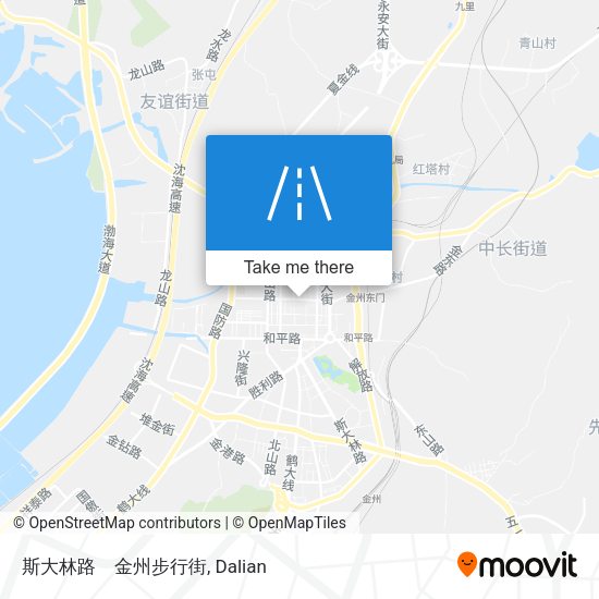 斯大林路　金州步行街 map
