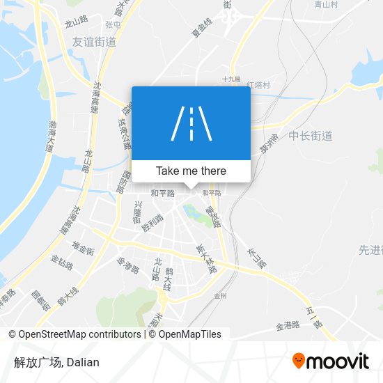 解放广场 map